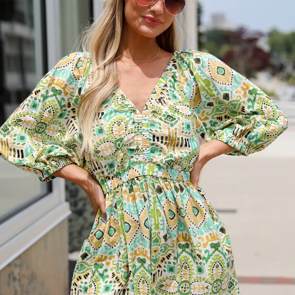 Patterned romper - Picture 3 of 5
